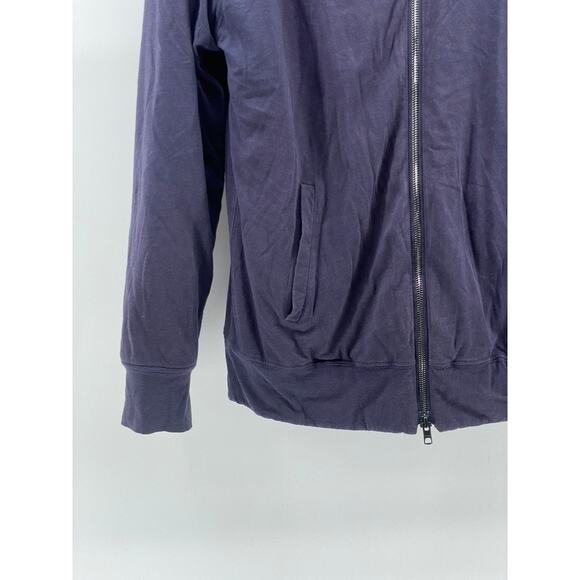 UNITED ARROWS Men's Dark Blue Heavyweight Teddy Fleece Zip-Up Jacket SZ XL - Picture 5 of 9